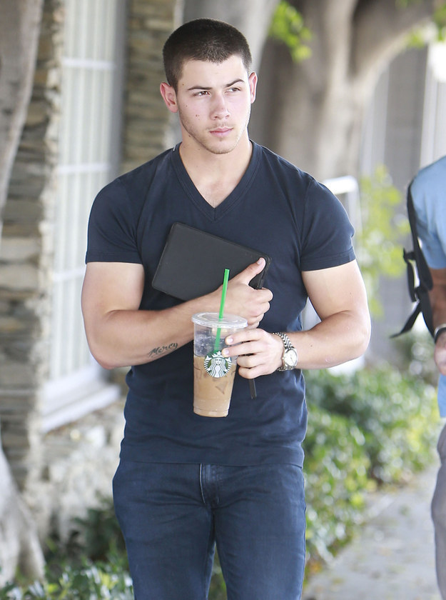 No More Package Grabbing Pics from Nick Jonas? - Men's Variety