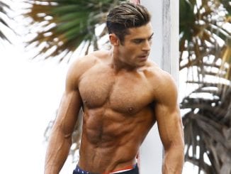 zac efron hairy chest muscles