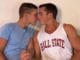 cute gay couple science research