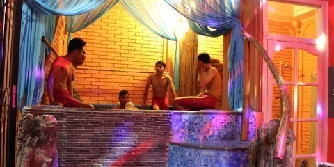gay men cruising sauna