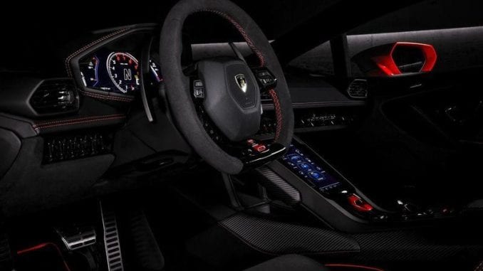 Lamborghini Huracán EVO interior