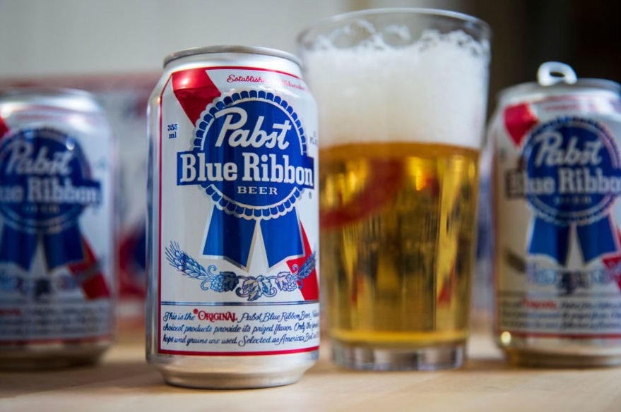 PBR beer whiskey